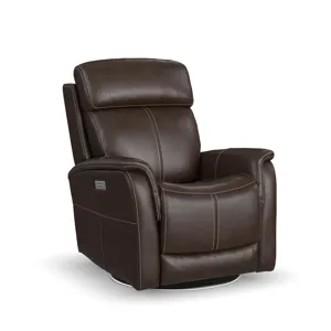 View Power Swivel Recliner with Power Headrest
