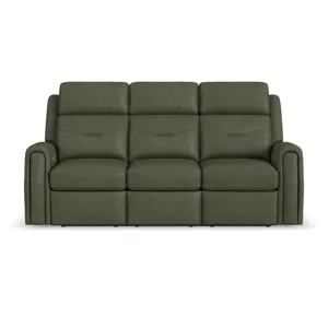 Power Reclining Sofa with Power Headrest, Lumbar, Heat & Massage