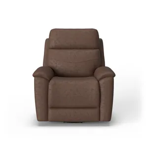 Power Swivel Gliding Recliner with Power Headrest & Lumbar
