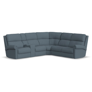 Bernard Power Reclining Sectional w/ Power Headrest & Lumbar