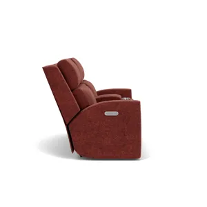 Power Reclining Loveseat with Console & Power Headrests & Lumbar