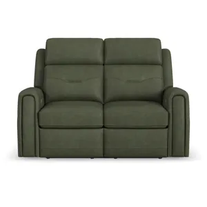 Power Reclining Loveseat with Power Headrest, Lumbar, Heat & Massage