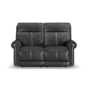 Power Reclining Loveseat with Power Headrest & Lumbar
