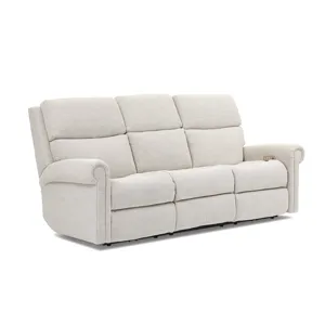 Bernard Power Reclining Sofa with Console, Power Headrest, & Lumbar