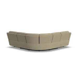 Power Reclining Sectional with Power Headrest & Lumbar