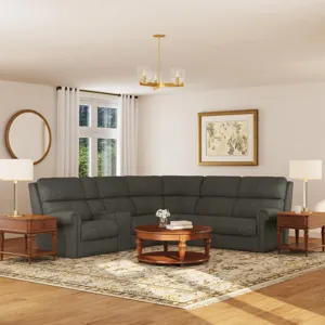 Power Reclining Sectional w/ Power Headrest & Lumbar