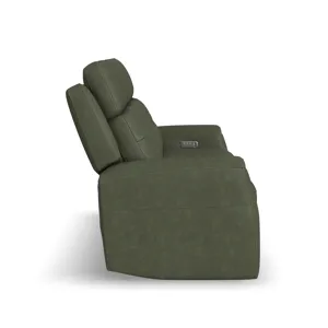 Power Reclining Sofa with Power Headrest, Lumbar, Heat & Massage