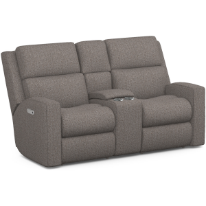 Score Power Reclining Loveseat with Console & Power Headrests & Lumbar
