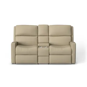 Power Reclining Loveseat with Console