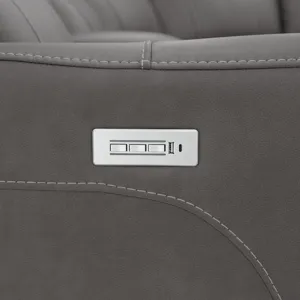 Power Reclining Sectional with Power Headrests & Lumbar