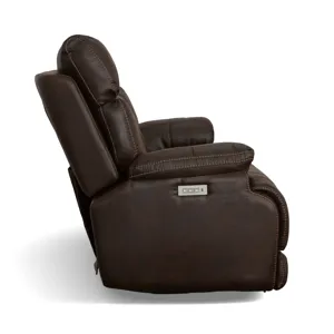Power Reclining Loveseat with Power Headrests & Lumbar