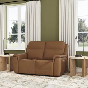 Power Reclining Loveseat w/ Pwr Headrests, Lumbar