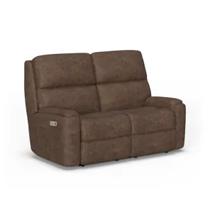 Power Reclining Loveseat with Power Headrests