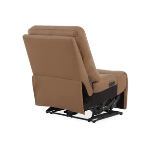 Armless Power Recliner with Power Headrest & Lumbar