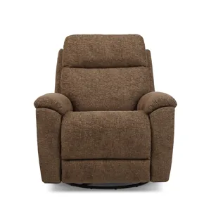 Power Swivel Gliding Recliner with Power Headrest & Lumbar