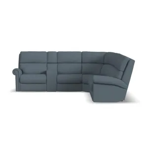 Power Reclining Sectional w/ Power Headrest & Lumbar