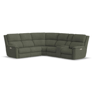 Porter Power Reclining Sectional with Power Headrest & Lumbar