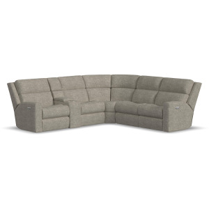 Score Power Reclining Sectional with Power Headrest & Lumbar