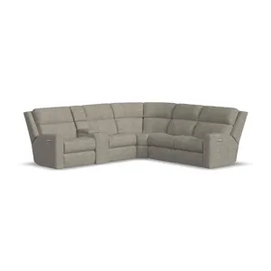 Score Power Reclining Sectional with Power Headrest & Lumbar