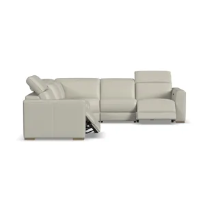 Power Reclining Sectional with Power Headrests