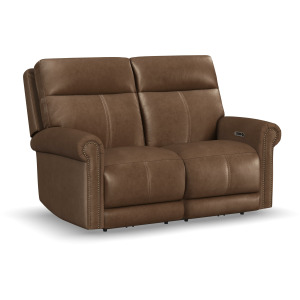 Alexander Power Reclining Loveseat with Power Headrest & Lumbar