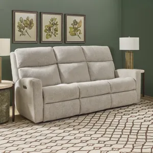 Power Reclining Sofa with Power Headrests & Lumbar