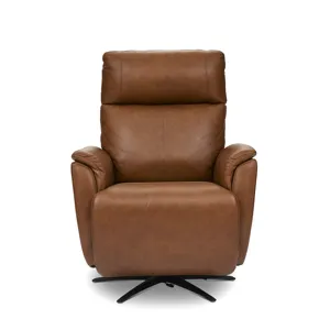 Cove Power Swivel Recliner with Power Headrest, Lumbar, Heat, & Massage
