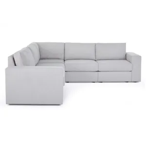 5-Seat Sectional with Wide Arm