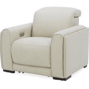 Sola Power Recliner with Power Headrest, Lumbar, Heat & Massage