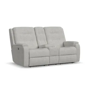Power Reclining Loveseat with Console
