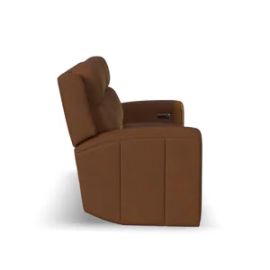 Power Reclining Sofa with Power Headrests & Lumbar