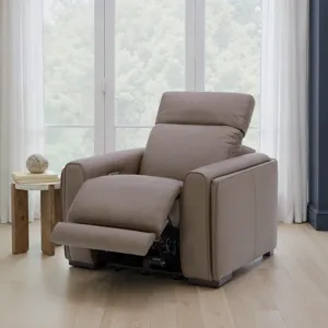 Sola Power Recliner with Power Headrest, Lumbar, Heat & Massage
