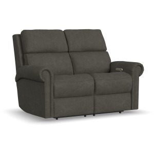 Bernard Power Reclining Loveseat with Power Headrests & Lumbar