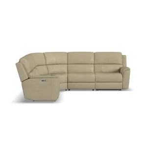 Power Reclining Sectional with Power Headrest & Lumbar