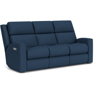 Score Power Reclining Sofa with Power Headrests & Lumbar