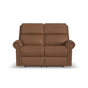 Power Reclining Loveseat with Power Headrests & Lumbar