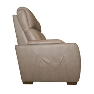 Power Reclining Sofa with Console, Power Headrest, Lumbar, Heat, Massage & Pulse