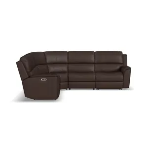 Power Reclining Sectional with Power Headrest & Lumbar