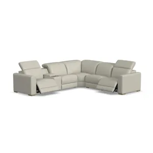 Power Reclining Sectional with Power Headrests
