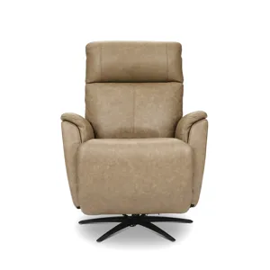 Cove Power Swivel Recliner with Power Headrest, Lumbar, Heat, & Massage