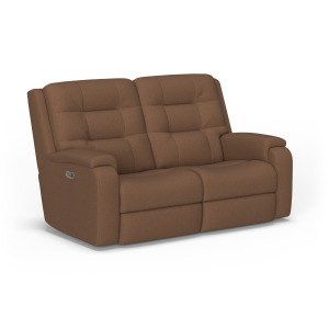 Arlo Power Reclining Loveseat with Power Headrests & Lumbar