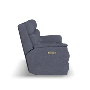 Power Reclining Loveseat with Console & Power Headrests