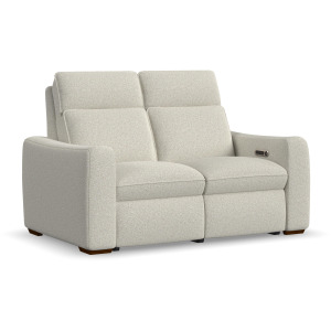 Ava Power Reclining Loveseat with Power Headrest & Lumbar