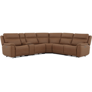 Sawyer Power Reclining Sectional with Power Headrests & Lumbar