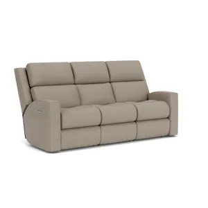 Power Reclining Sofa with Power Headrests & Lumbar