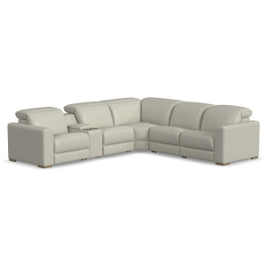 Aurora Power Reclining Sectional with Power Headrests