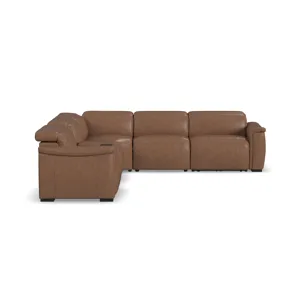 Power Reclining Sectional with Power Headrest