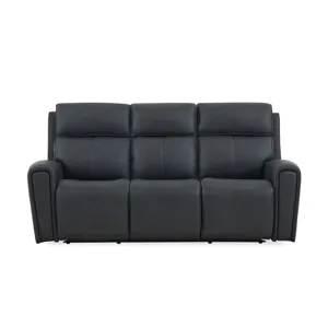 Power Reclining Sofa with Console, Power Headrest & Lumbar