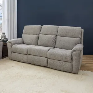 Power Reclining Sofa with Console, Power Headrest, & Lumbar