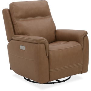 Sawyer Swivel Glider with Power Headrest, Lumbar, Heat & Massage